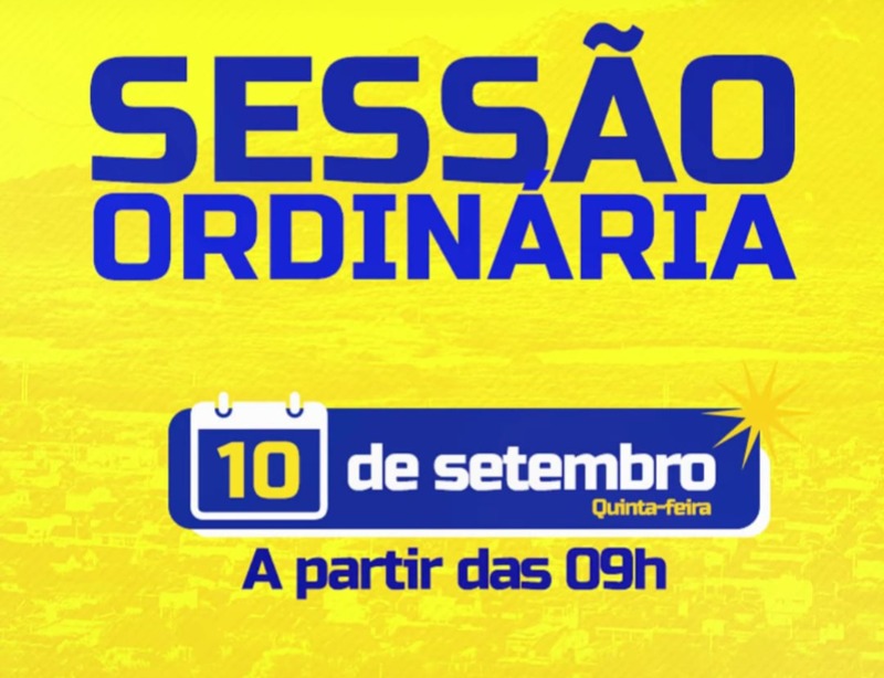 Mais uma sess�o ordin�ria da c�mara de Malta-PB ser� realizada na manh� desta quinta-feira, dia 10 de Setembro